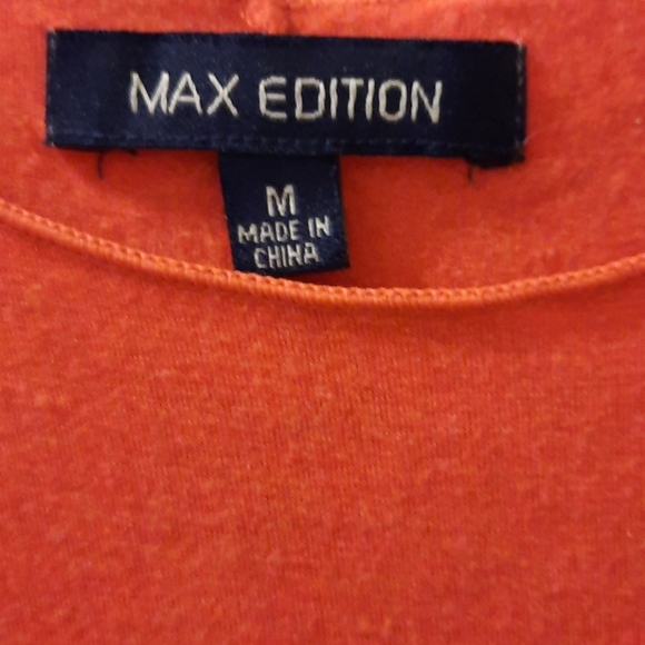 Orange Ribbed Top - Picture 2 of 5